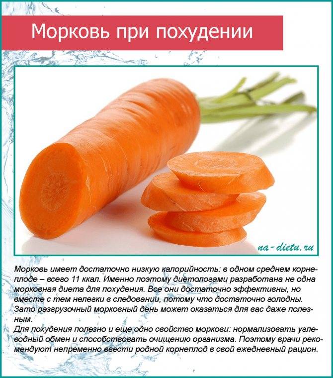 Диета Вареная Морковь