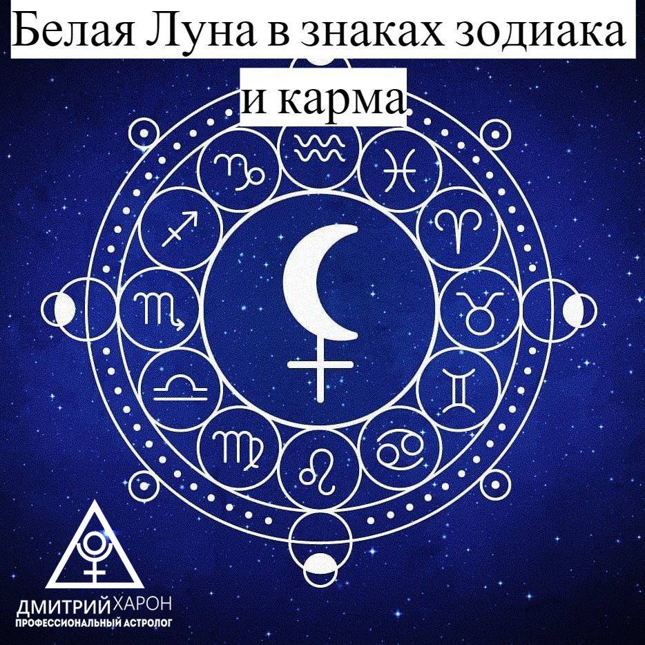 ☽ луна в знаках зодиака натального гороскопа