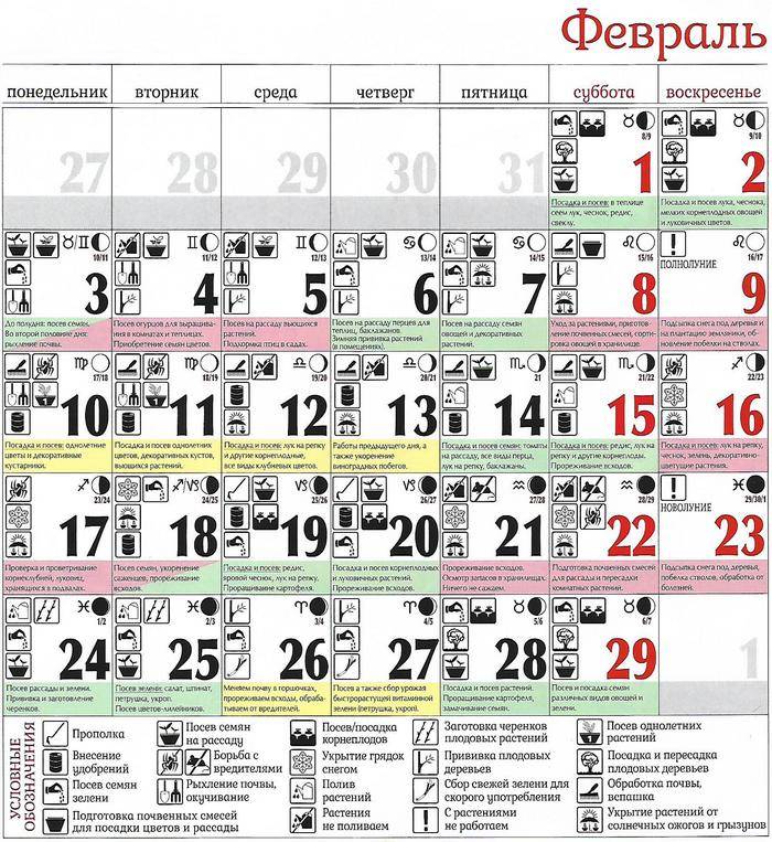 Лунный посевной календарь на март 2021 года садовода и огородника