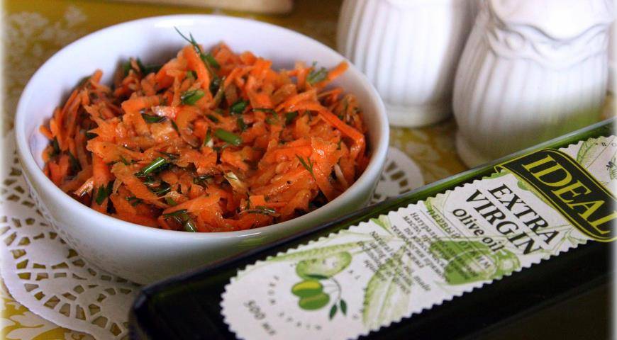 Морковь оливковое масло