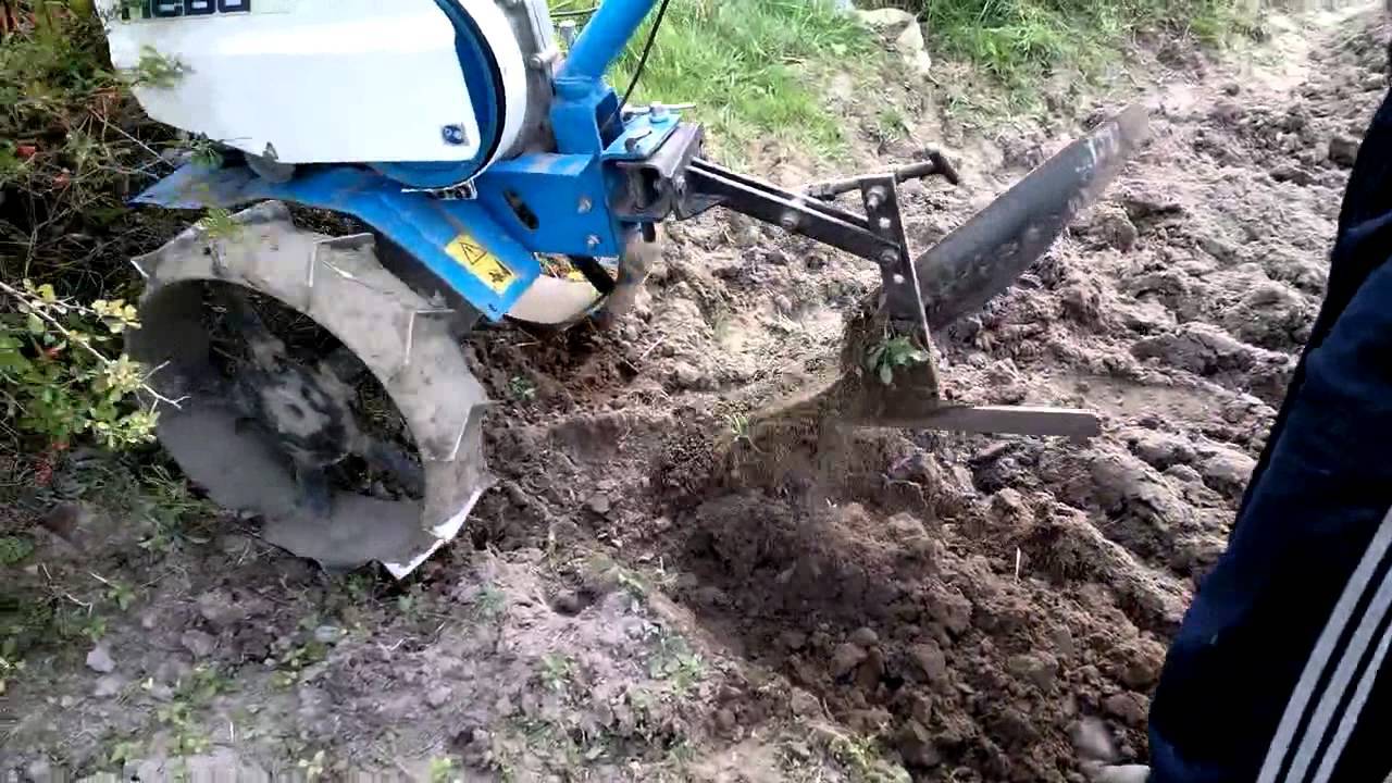 Окучивание картошки мотоблоком нева