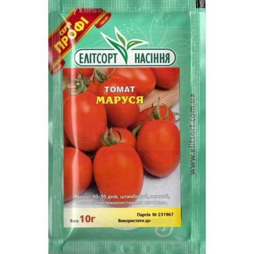 Маруся: описание сорта томата, характеристики помидоров, посев